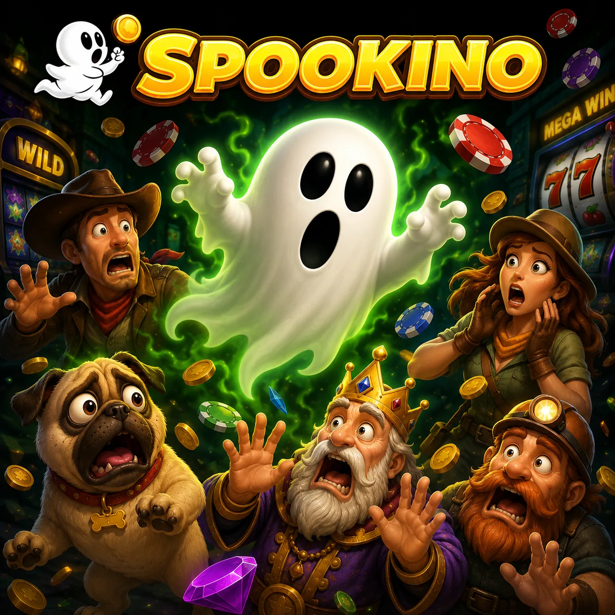Inside the Spookino casino lobby — slots, jackpots and live tables
